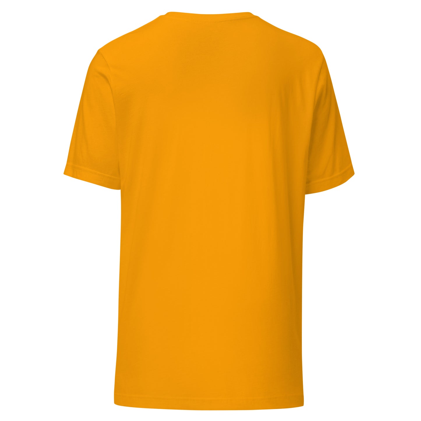 "Del *.*" - Unisex-T-Shirt - Goldgelb