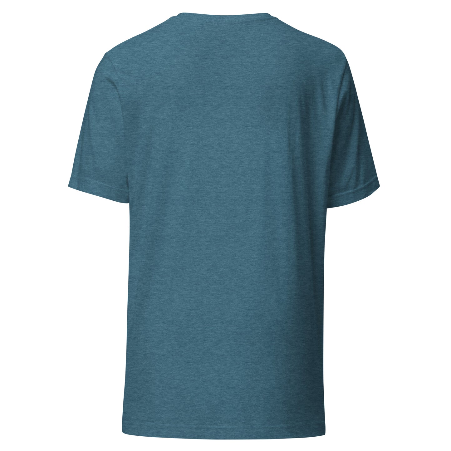 "Cat Portrait" - Unisex-T-Shirt - Heather Deep Teal