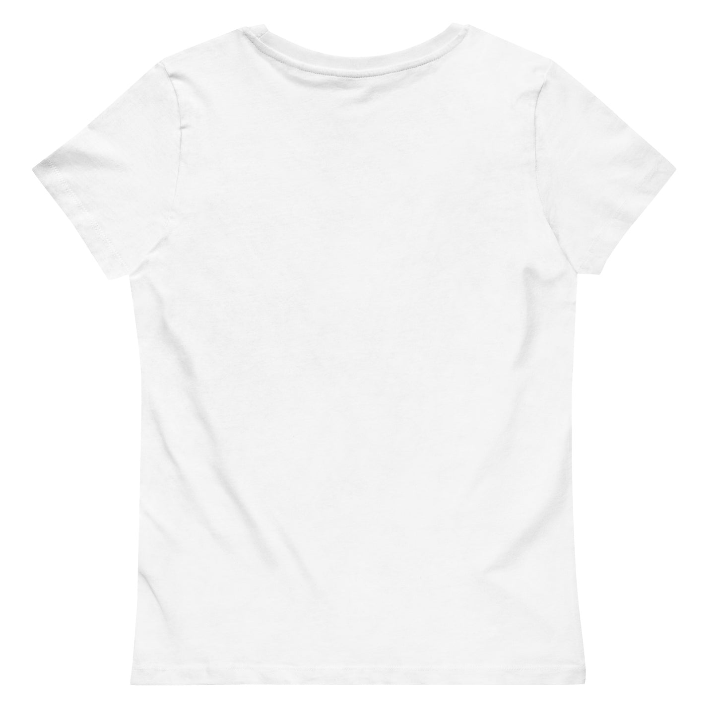 "Unicorn" #1 - Enganliegendes Öko-T-Shirt für Damen - Weiß