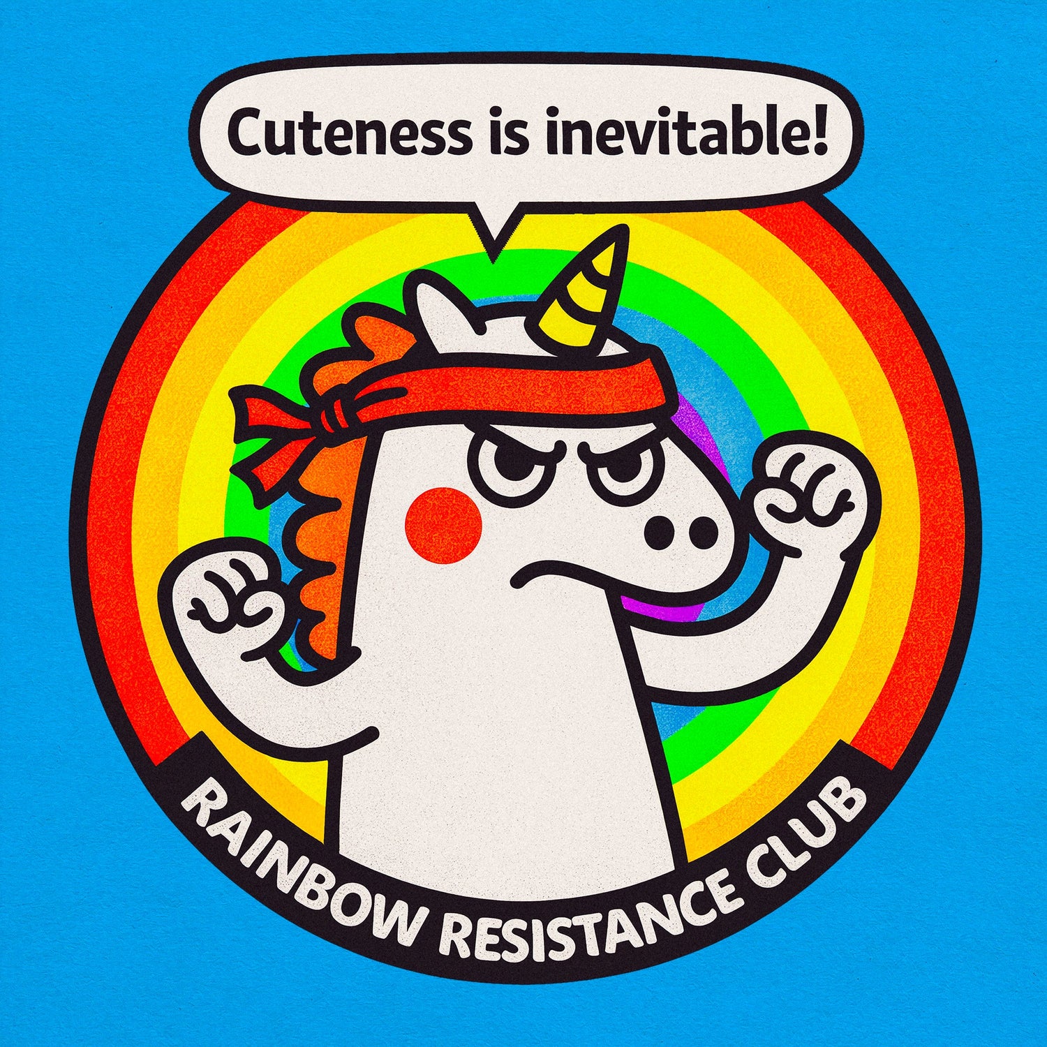 Rainbow Resistance Club - Unicorns Against Fascism! - Unicorn-Kollektion (Hoodies, Shirts & Co.)