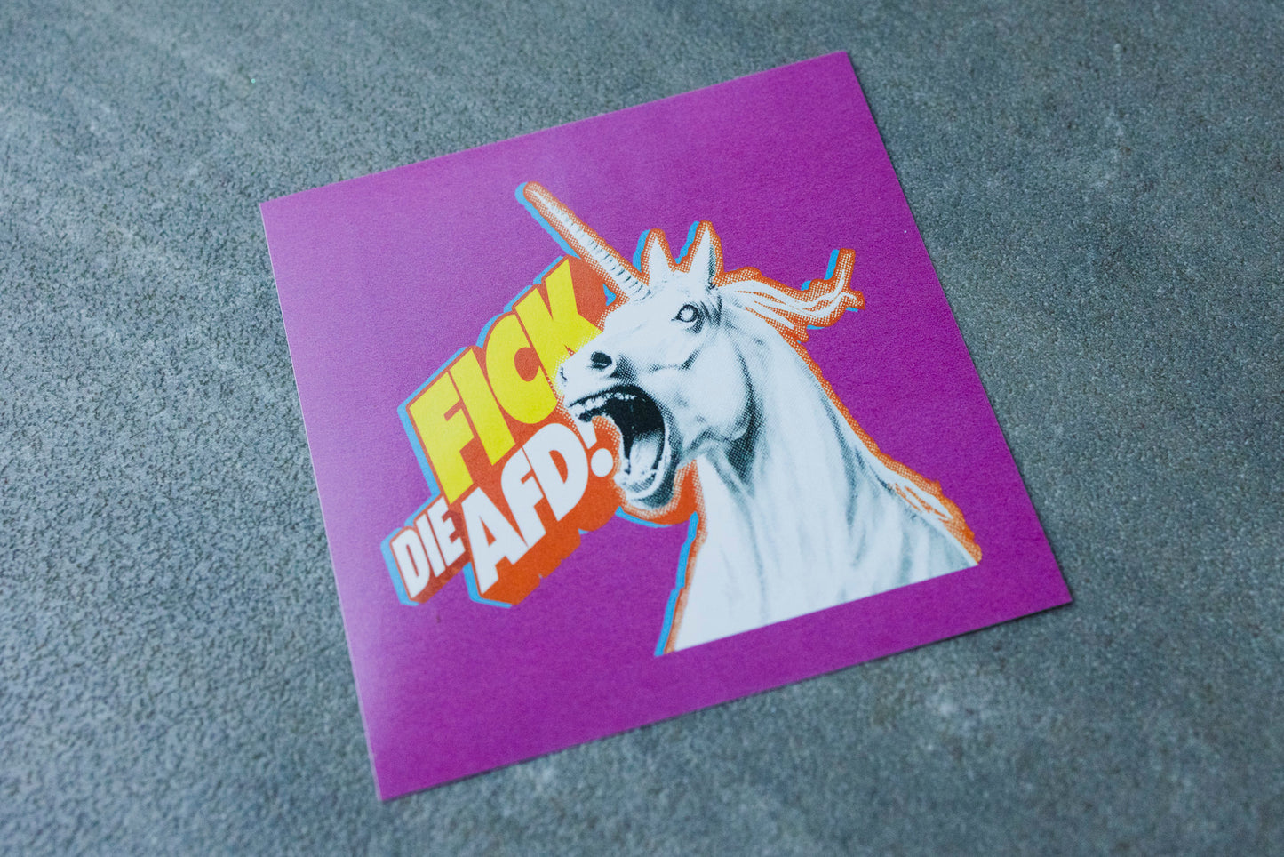 Sticker "F*ck die AfD!" (25/50/100 Stk.)