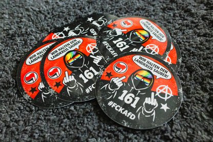 Sticker "Wir halten den Landkreis sauber!" [rund, 9,5cm] (25/50/100 St.)