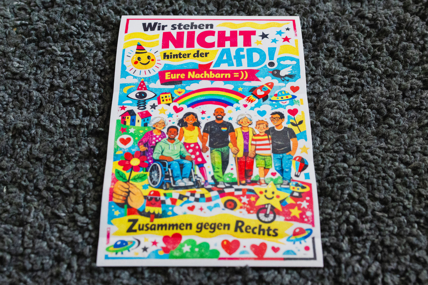 Sticker "Eure Nachbarn ;)" [10,5x15cm] (25/50/100 St.)