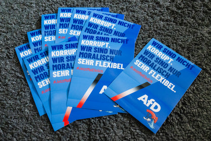 Sticker "Moralisch flexibel" [10,5x15cm] (25/50/100 St.)