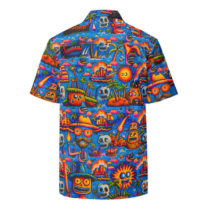 "Pirates!" #1 - Unisex-Hemd mit Knöpfen - ARRR!-Edition