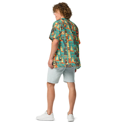 "Crazy Dogz!" #3 - Unisex-Hemd mit Knöpfen