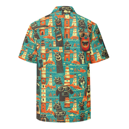 "Crazy Dogz!" #3 - Unisex-Hemd mit Knöpfen