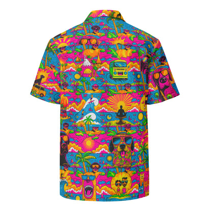 "Crazy Dogz!" #2 - Unisex-Hemd mit Knöpfen