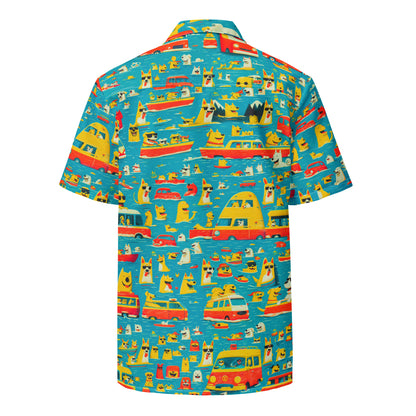 "Crazy Dogz!" #4 - Unisex-Hemd mit Knöpfen