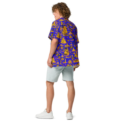 "Pirates!" #3 - Unisex-Hemd mit Knöpfen (Inverted Edition!)