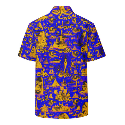 "Pirates!" #3 - Unisex-Hemd mit Knöpfen (Inverted Edition!)