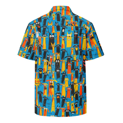 "Crazy Dogz!" #5 - Unisex-Hemd mit Knöpfen