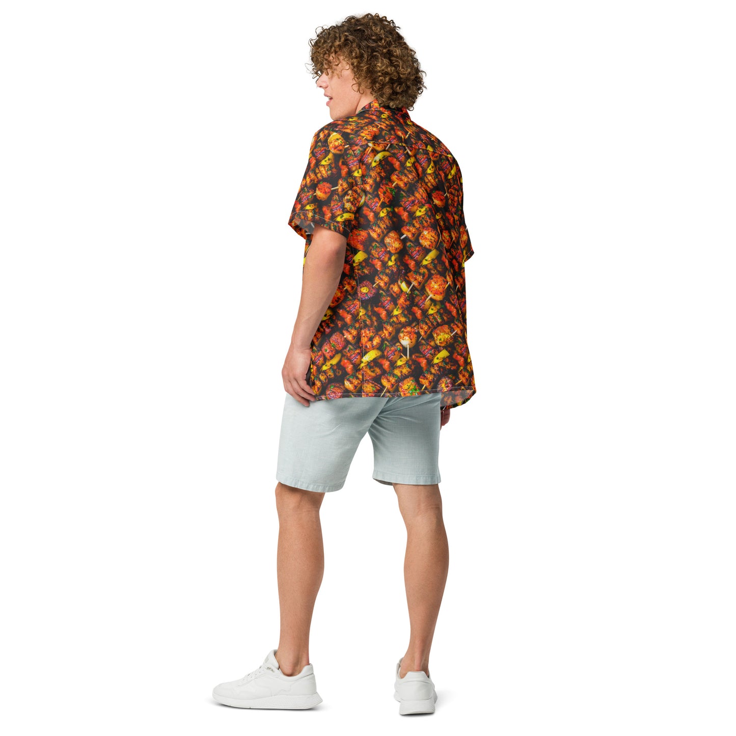 "Souvlaki!" - Unisex-Hemd mit Knöpfen