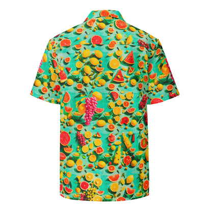 "Fresh Fruits!" #2 - Unisex-Hemd mit Knöpfen - Greek Edition =)