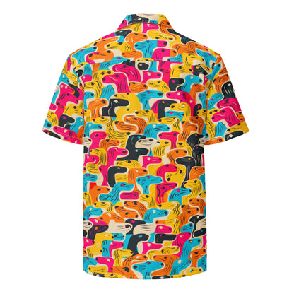 "Crazy Dogz!" #6 - Unisex-Hemd mit Knöpfen