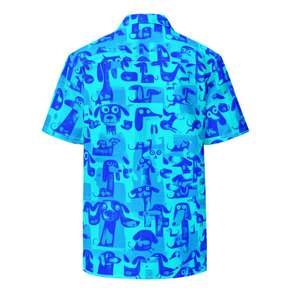 "Crazy Dogz!" #7 - Unisex-Hemd mit Knöpfen