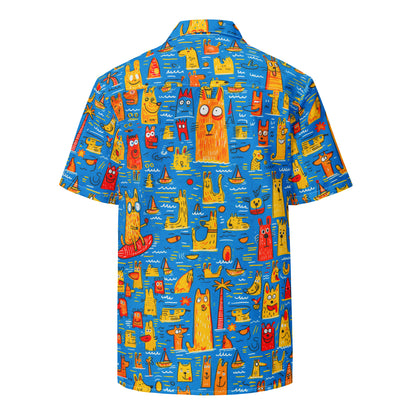 "Crazy Dogz!" #8 - Unisex-Hemd mit Knöpfen