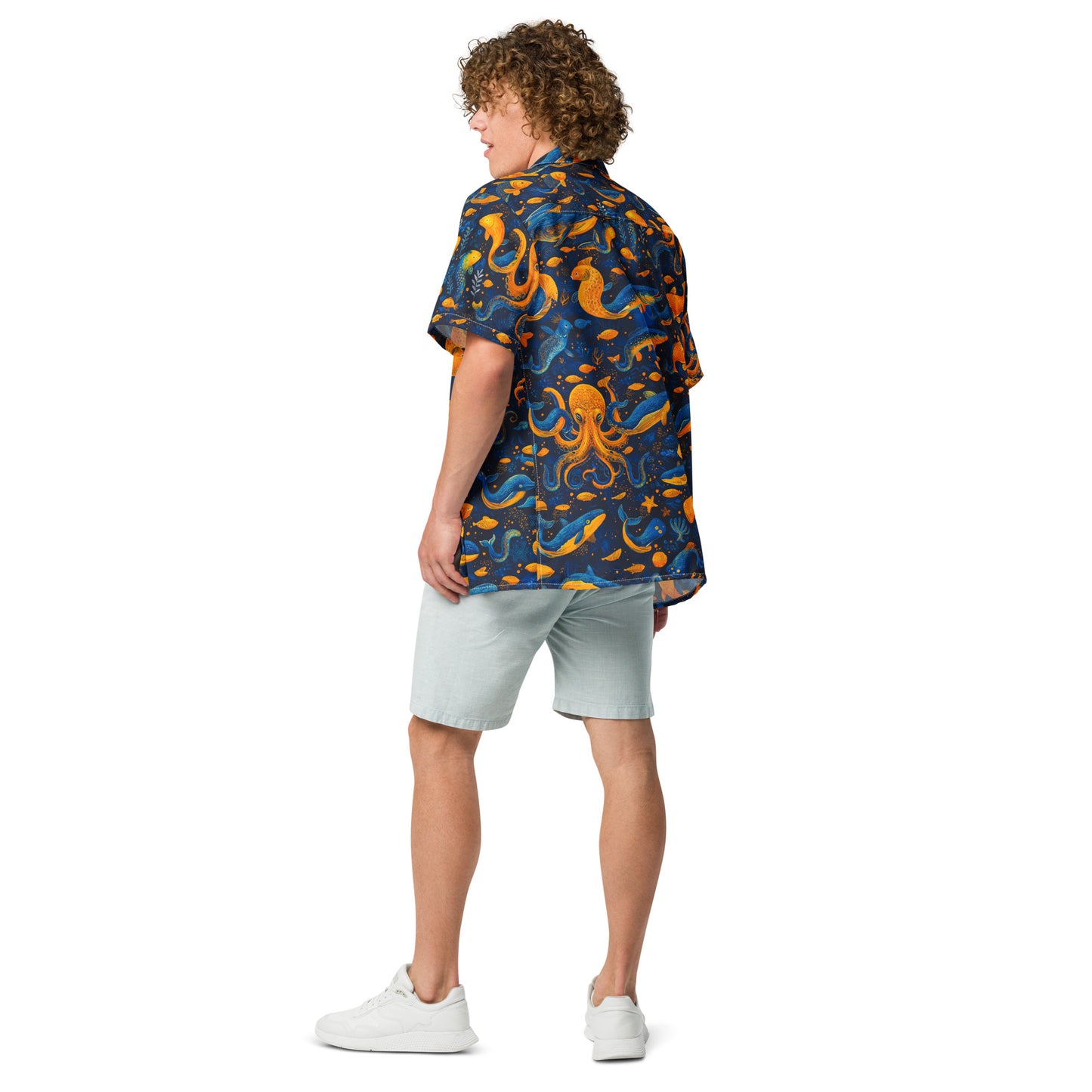 "Underwater" #1 - Unisex-Hemd mit Knöpfen