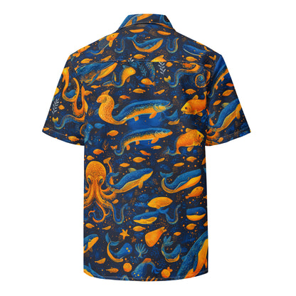 "Underwater" #1 - Unisex-Hemd mit Knöpfen