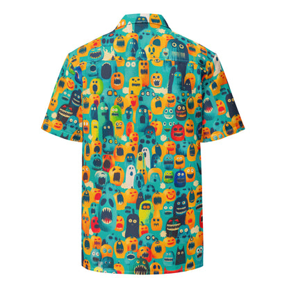 "Halloween" #3 - Unisex-Hemd mit Knöpfen