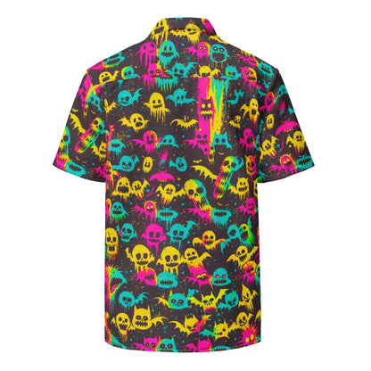 "Halloween" #5 - Unisex-Hemd mit Knöpfen