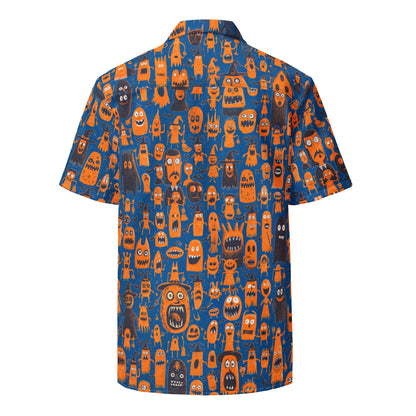 "Halloween" #2 - Unisex-Hemd mit Knöpfen