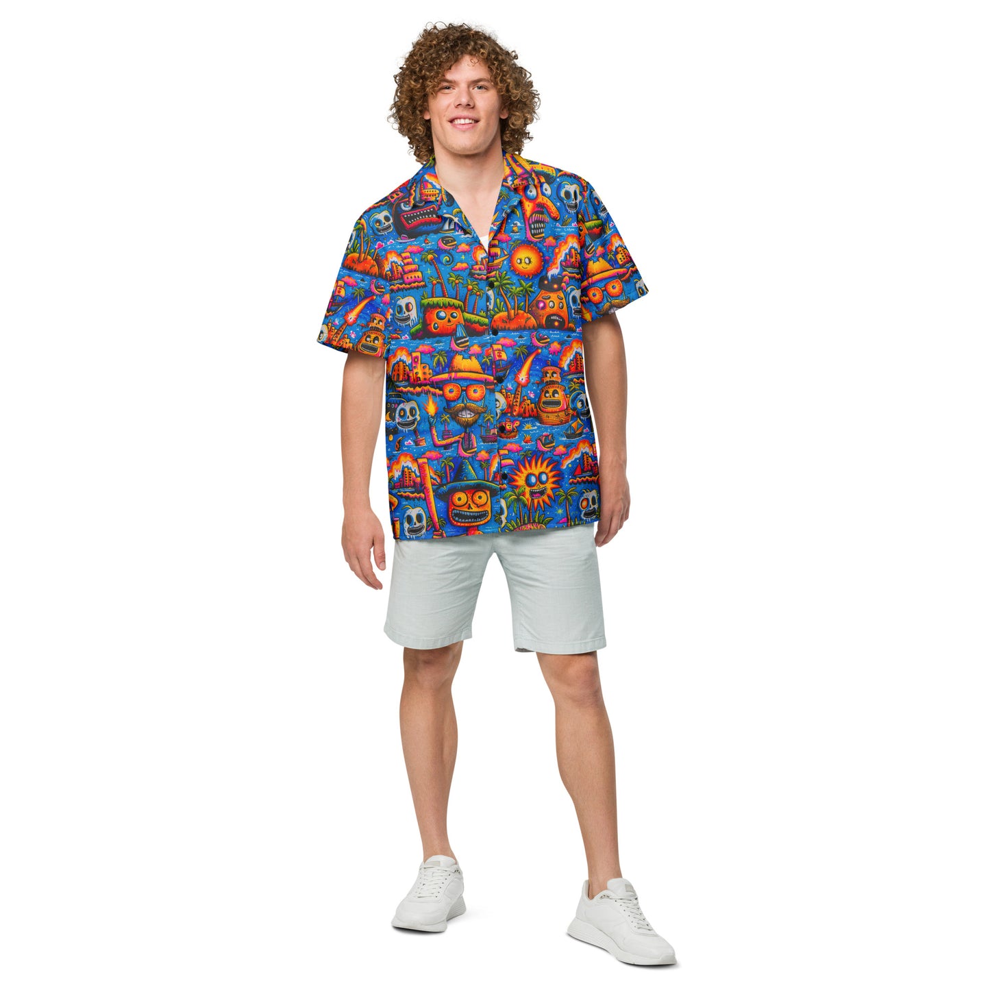 "Pirates!" #1 - Unisex-Hemd mit Knöpfen - ARRR!-Edition