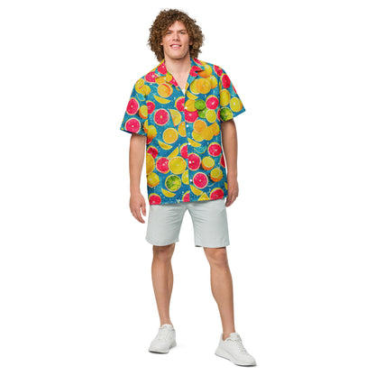 "Fresh Fruits!" #1 - Unisex-Hemd mit Knöpfen - Ultra Fresh Edition