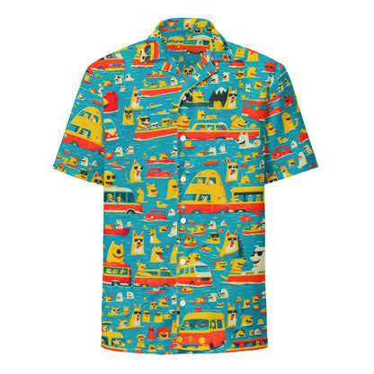 "Crazy Dogz!" #4 - Unisex-Hemd mit Knöpfen