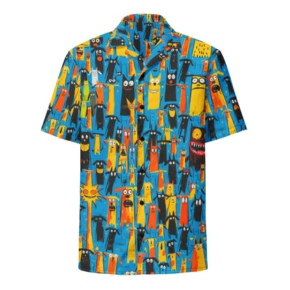 "Crazy Dogz!" #5 - Unisex-Hemd mit Knöpfen