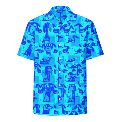 "Crazy Dogz!" #7 - Unisex-Hemd mit Knöpfen