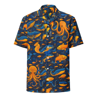 "Underwater" #1 - Unisex-Hemd mit Knöpfen