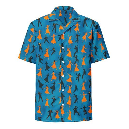 "Dancers!" - Unisex-Hemd mit Knöpfen