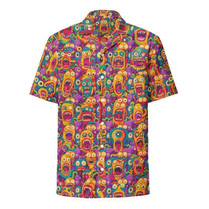 "Halloween" #4 - Unisex-Hemd mit Knöpfen