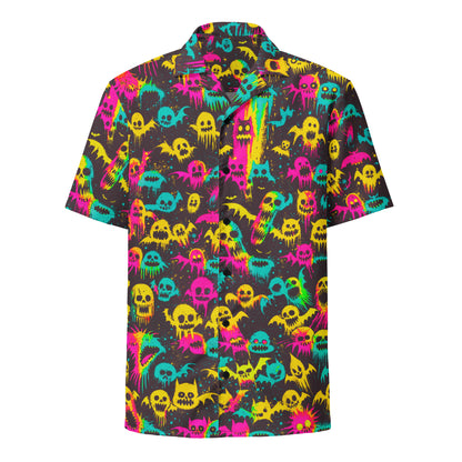 "Halloween" #5 - Unisex-Hemd mit Knöpfen