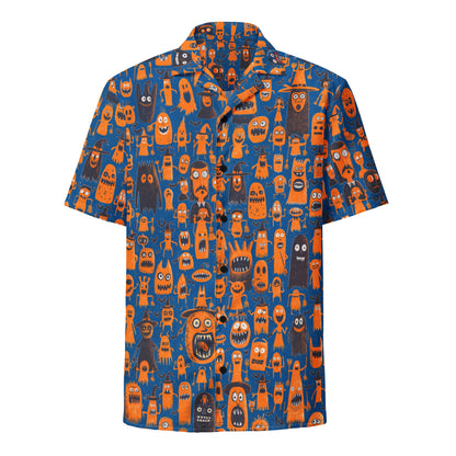 "Halloween" #2 - Unisex-Hemd mit Knöpfen