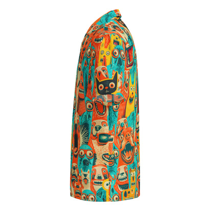 "Crazy Dogz!" #1 - Unisex-Hemd mit Knöpfen - "Wuff!"-Edition