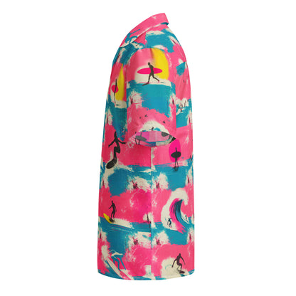 "Crazy Surf!" #1 - Unisex-Hemd mit Knöpfen