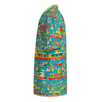 "Crazy Dogz!" #4 - Unisex-Hemd mit Knöpfen