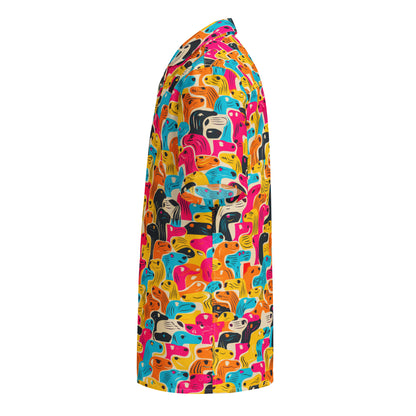 "Crazy Dogz!" #6 - Unisex-Hemd mit Knöpfen