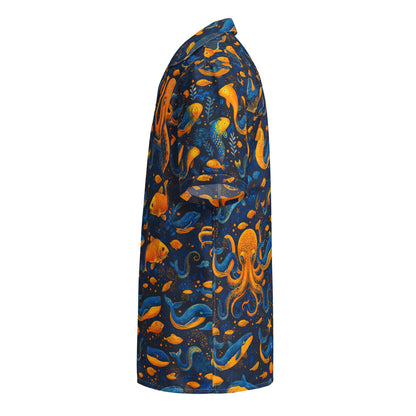 "Underwater" #1 - Unisex-Hemd mit Knöpfen