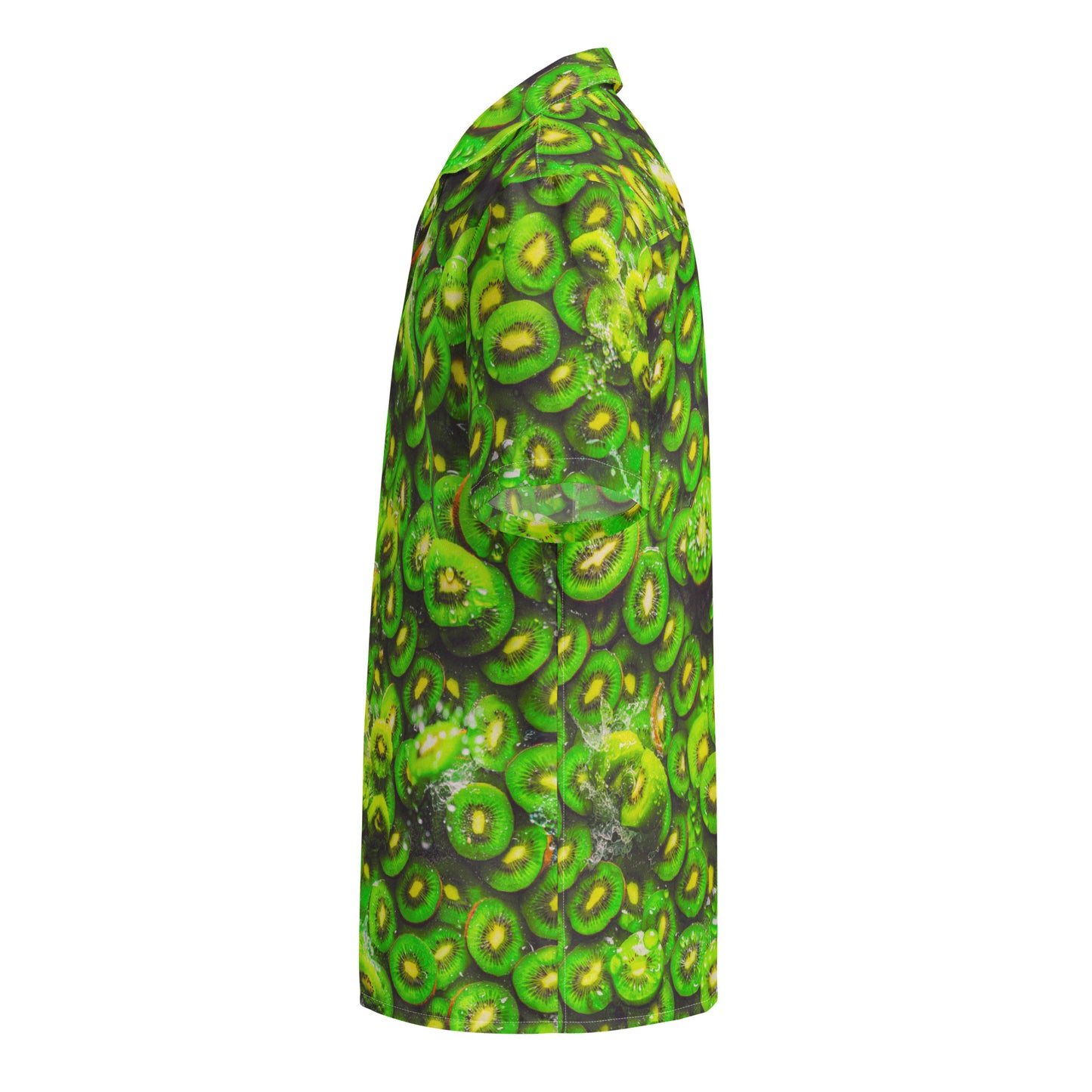 "Fresh Fruits!" #4 - Unisex-Hemd mit Knöpfen - Kiwi-Edition!