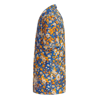 "Flowers" #1 - Unisex-Hemd mit Knöpfen