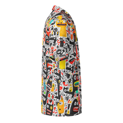 "Crazy Monsters!" #1 - Unisex-Hemd mit Knöpfen