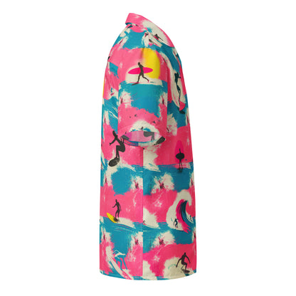 "Crazy Surf!" #1 - Unisex-Hemd mit Knöpfen