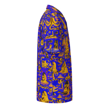 "Pirates!" #3 - Unisex-Hemd mit Knöpfen (Inverted Edition!)