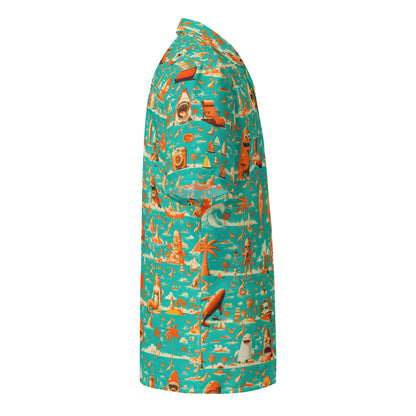 "Crazy Beach!" #5 - Unisex-Hemd mit Knöpfen