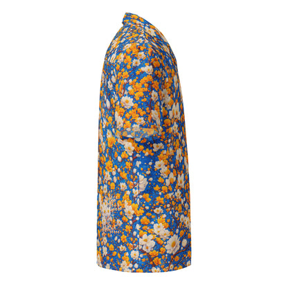 "Flowers" #1 - Unisex-Hemd mit Knöpfen