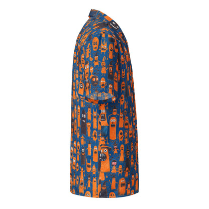 "Halloween" #2 - Unisex-Hemd mit Knöpfen