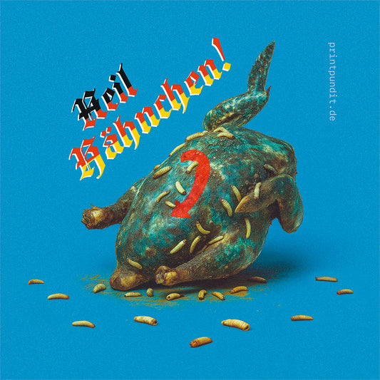 Sticker "Heil Hähnchen!" [10x10cm] (25/50/100 St.) (Kopie)